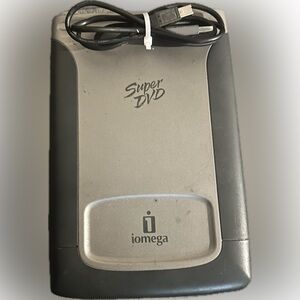 Iomega Super DVD DVDRW4224E2Q external USB 2.0 DVD±RW/CD-RW drive for PCs & Macs
